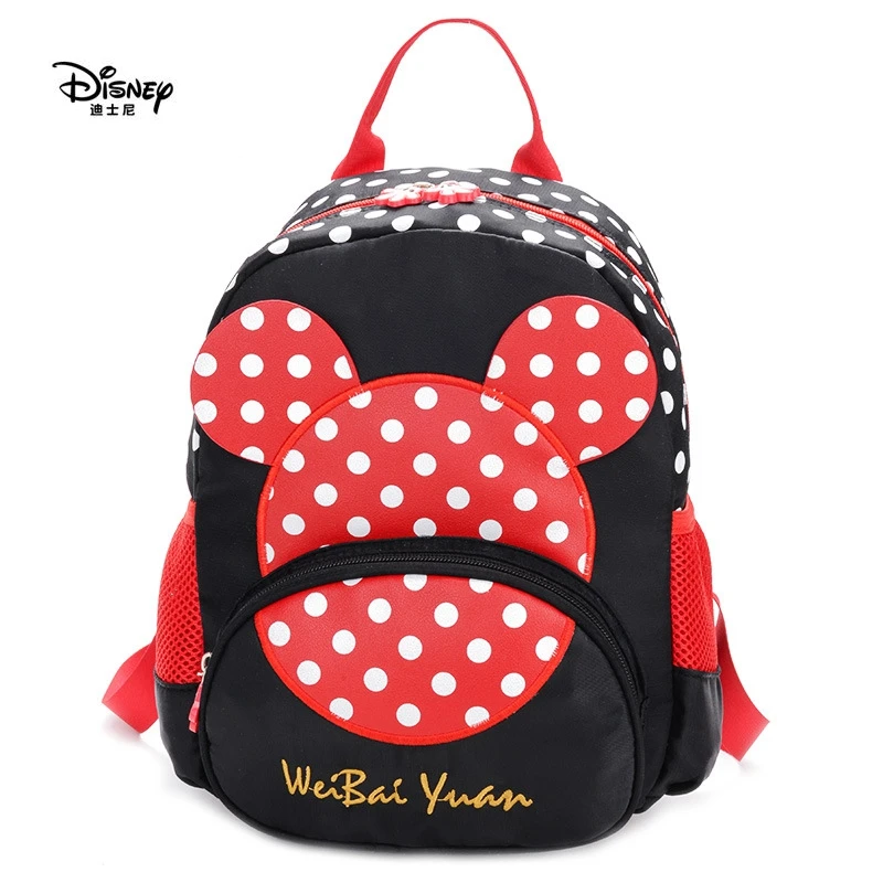 Милый мультяшный рюкзак Disney с Микки Маусом Детский для девочек 3 6 лет уличная