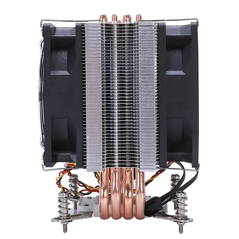 LANSHUO Медь 4 тепловая труба Термальность процессорный кулер для Lga/1150/1151/1155/1156/1366 Intel Многоплатформенный радиатор процессора 3 беспроводным доступом в Интернет