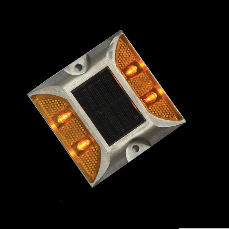 Non flash Solar LED Road Stud Light Wireless Solar Road Reflector With