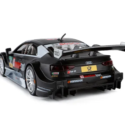 Goede Verkoop van hoge kwaliteit RS5 DTM model, 132 legering model auto rally auto pull back geluid en licht speelgoed auto, gratis verzending
