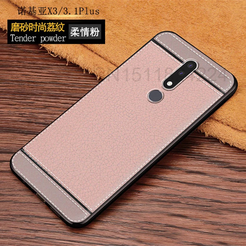 Case For Nokia 3.1 Plus Pattern PU Leather Soft TPU Silicone Back Cover Cases For Nokia X3 Fundas TA-1104 TA-1117 (12)