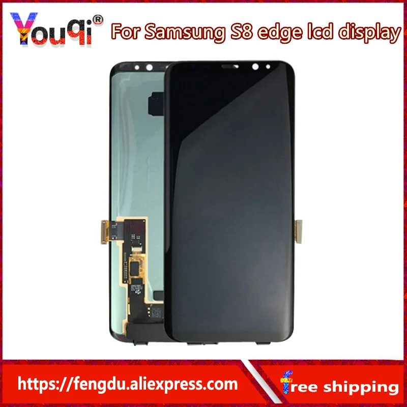 Youqi супер OLED S8 lcd с рамкой для samsung Galaxy S8 G950 G950F дисплей S8 Plus G955 G955F сенсорный экран дигитайзер