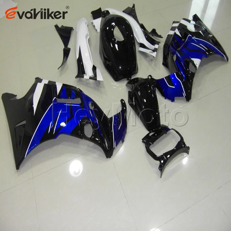 Капот мотоцикла на заказ для CBR600F3 1995-1996 CBR600 F3 95 96 ABS пластик мотоцикл обтекатель синий - Цвет: X