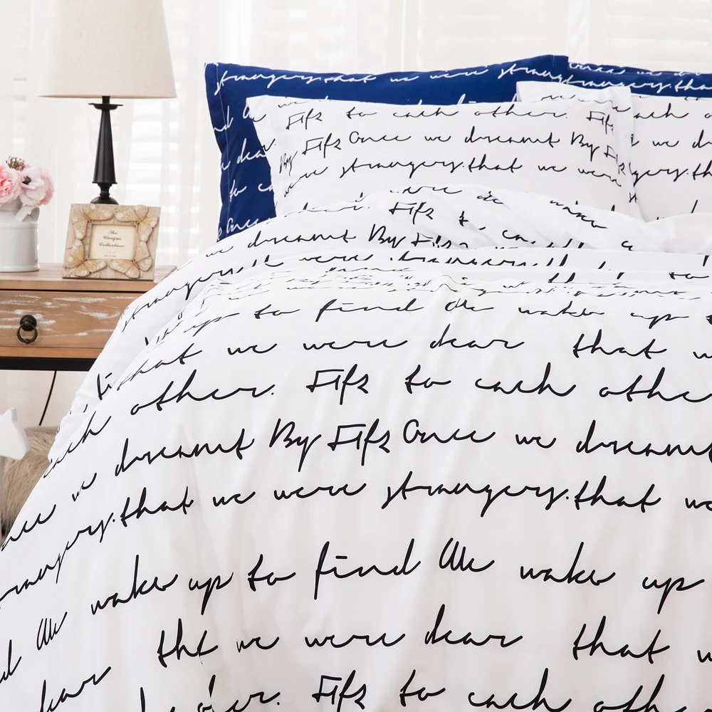 الأبيض إلكتروني الطباعة الفراش مجموعة غطاء لحاف مجموعات 3 قطع غرفة نوم الفراش السرير الكتان الملكة الملك حجم الأبيض إلكتروني الطباعة الفراش مجموعة غطاء لحاف مجموعات 3 قطع غرفة نوم الفراش السرير الكتان الملكة الملك حجم