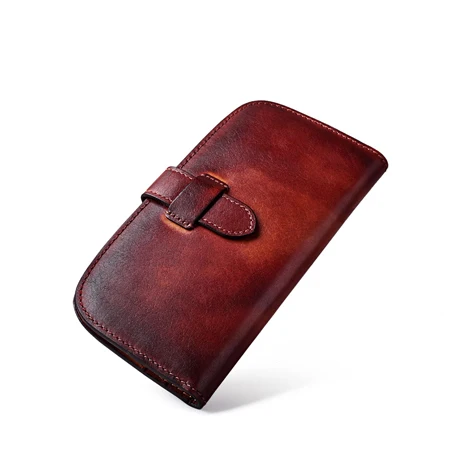 

Men and Women's wallet cow leather genuine leather wallet women's purse.