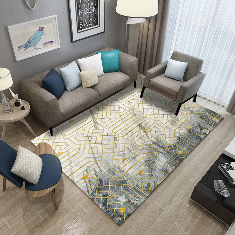 

Living Room Carpet Abstract Bedroom Carpet Sofa Coffee Table Rug Home Decorative Floor Mat Large Study Room Customized Area Rugs