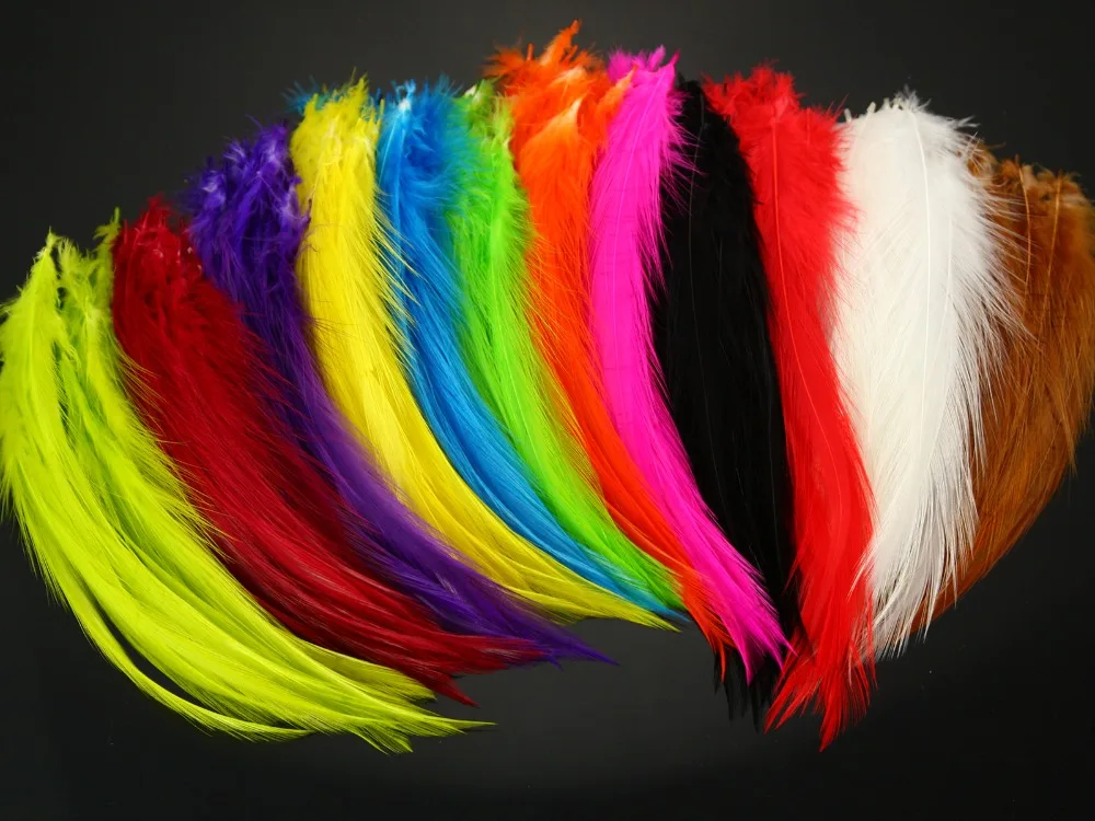 

Saltwater Neck Hackle Fly Tying Material Feathers