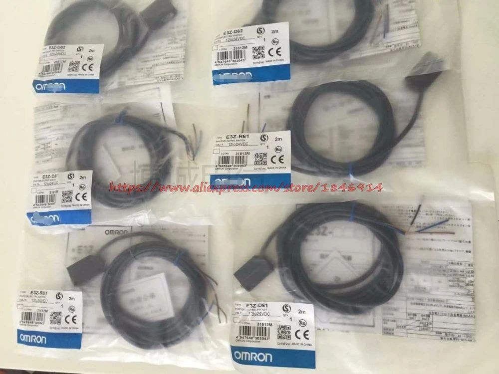 Free shipping Sensor module adjustable distance sensor OMRON photoelectric switch diffuse E3Z-D62