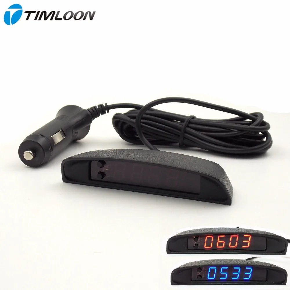 

Newest 12V Original Car Interior Trim Appearance 3 In 1 Car Clock Temperature Thermometer Voltmeter,Power by Car Charge