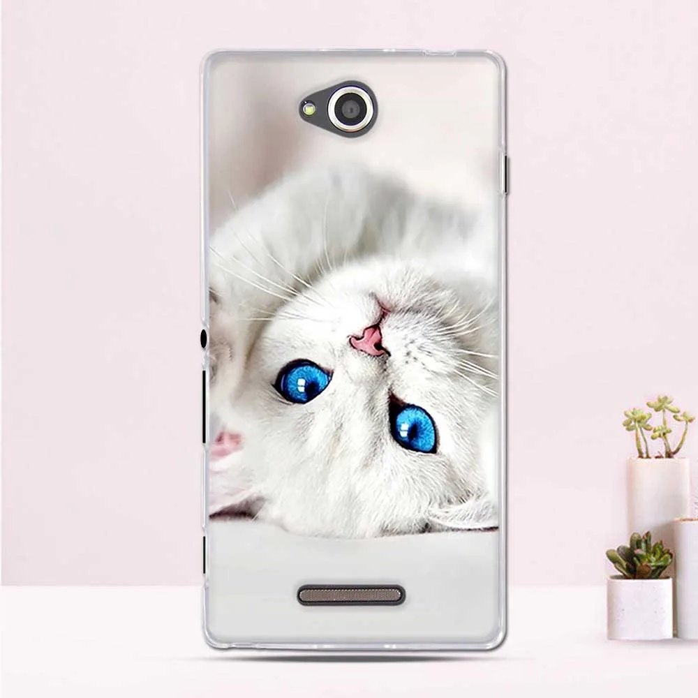 38 Чехол для телефона sony Xperia C S39H C2305 чехол 5," бампер для sony Xperia C2305 C 2305 чехол Силиконовые мягкие чехлы из ТПУ на заднюю панель - Цвет: 38