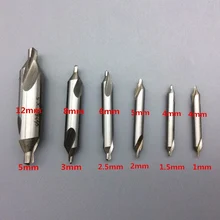 High Speed 1mm-5mm Combined Center Drill  HSS Steel Center Drill Bits Set Precision Combined Countersinks Kit 60 Degree Angle 