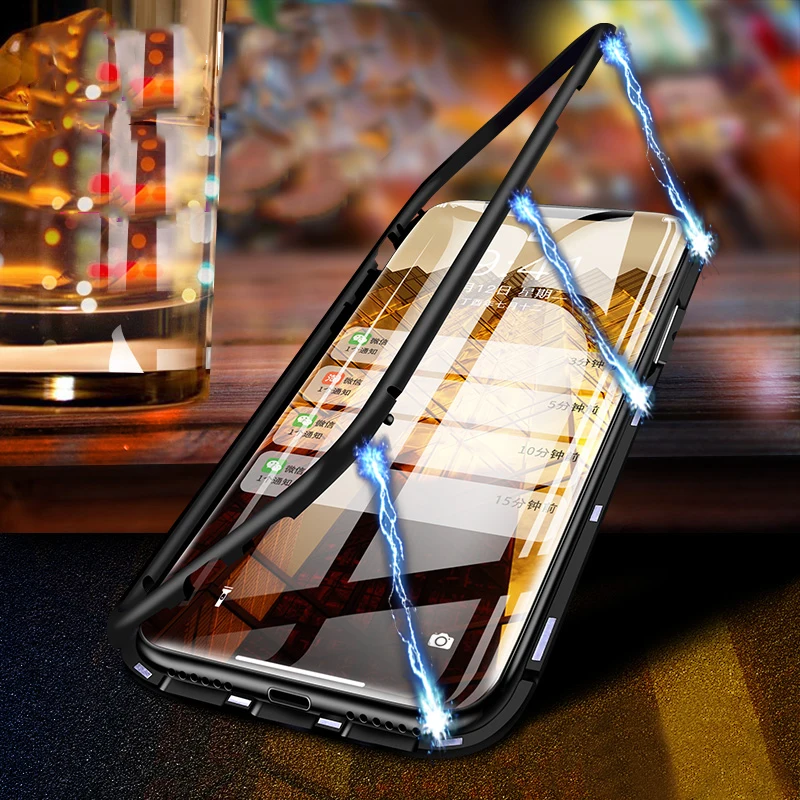 360 Magnetic Case For iPhone XS Max iphone 7 8 Plus XS Case 8 Clear Glass Back Cover For iphone 6 6s plus iphone XR X 10 Coque 360 Magnetic Case For iPhone XS Max iphone 7 8 Plus XS Case 8 Clear Glass Back Cover For iphone 6 6s plus iphone XR X 10 Coque
