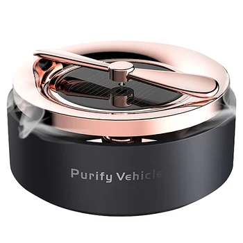 

New Car Solar Drive Fan Air Purifier Aromatherapy Diffuser