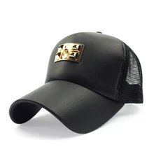 Бренд, оригинальные бейсболки в стиле хип-хоп из искусственной кожи, крутая мужская шляпа для танцев, летняя дышащая Солнцезащитная шляпа