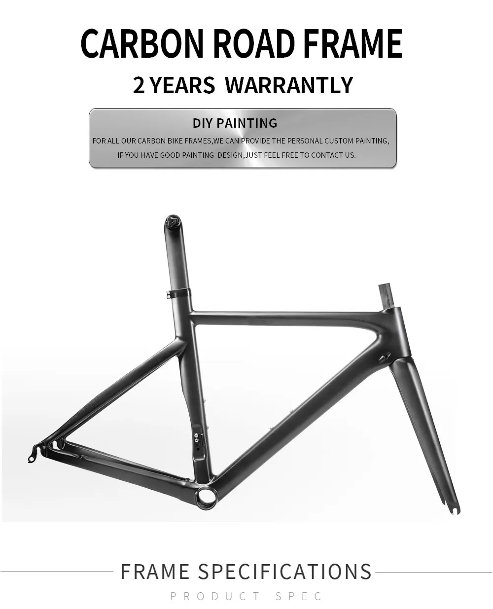Top LEADNOVO racing carbon bike frame super light aero design 3k carbon road frame race bike frameset customized painted 8