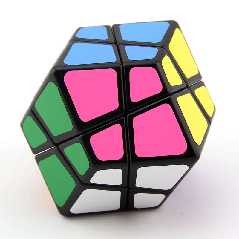 

Lanlna Four-axis Twelve-faced Cube Black Sticker Magic Puzzle Strange Shape Speed Puzzle Educational Toys For Children