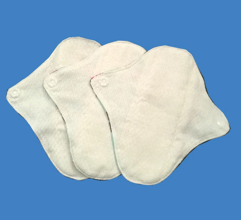 FREE SHIPPING Hand washable cotton sanitary napkin pad 185mm breathable