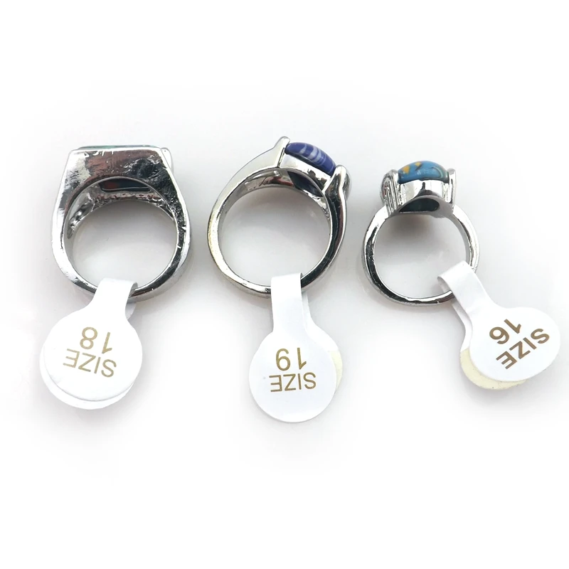 50pcs Rainbow Stone Rings Mixed Size Mixed Design New Arrive For Retail