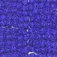 144 шт мини-роза цветы DIY ручной работы свадебный цветок невесты букет искусственная пена цветок для дома Свадебные приспособления для декора вечеринки