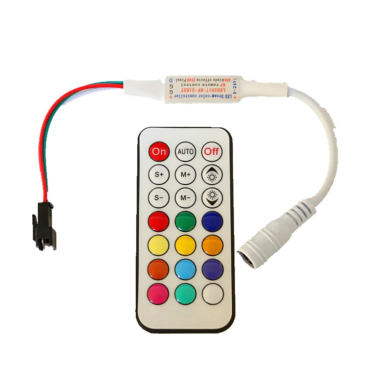 DC5V 12В 24В 2 4G беспроводной RF RGB 21Key пульт дистанционного управления Мечта Цвет