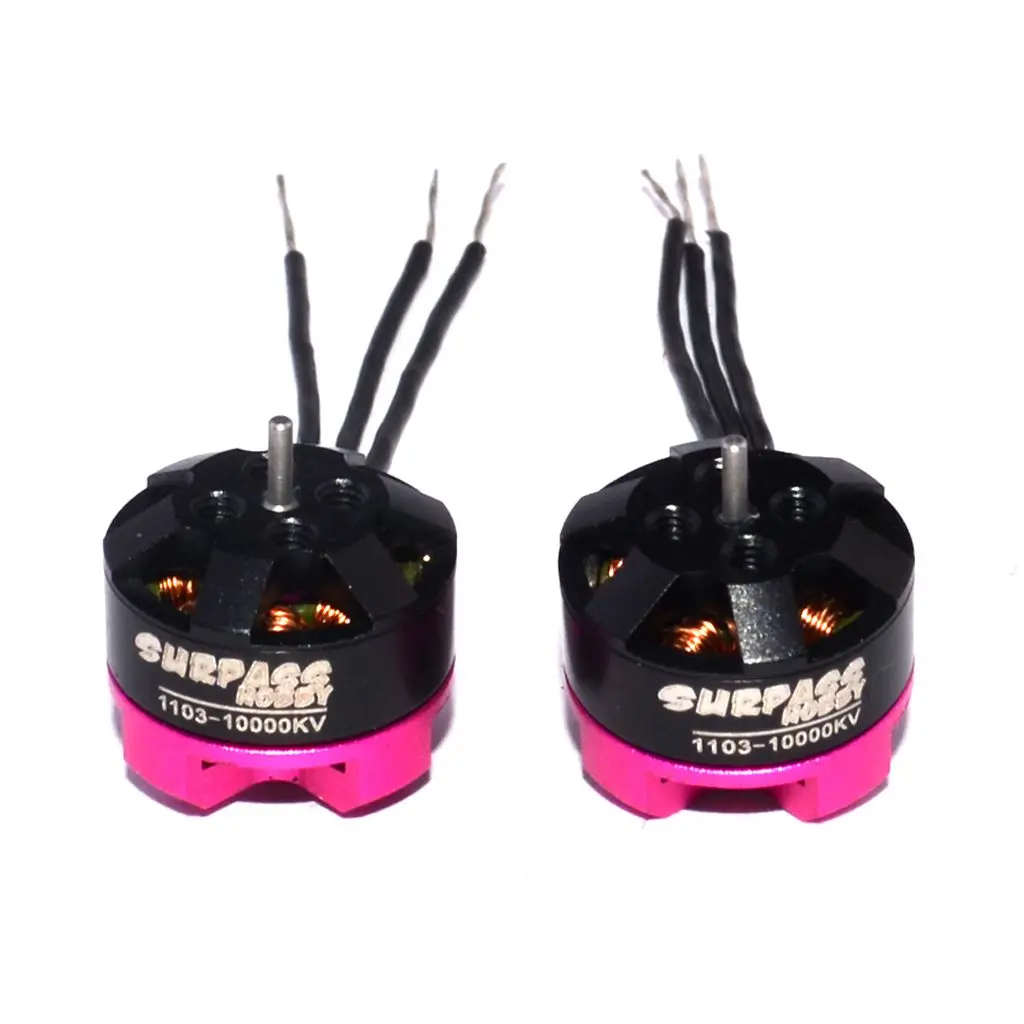 SURPASS HOBBY 4 шт 1103 10000KV 2S бесщеточный двигатель CW/CCW Для 80 90 100