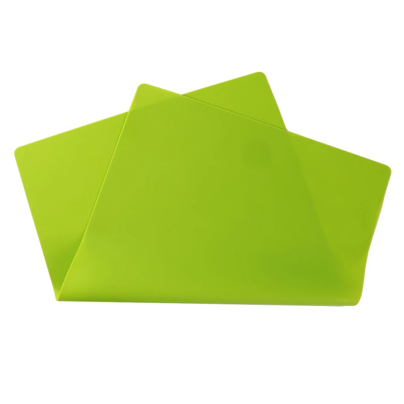 Green Многоцветный 60*40 см силиконовый противень антипригарный коврик поддон лайнер кухонная салфетка-подставка кондитерский вкладыш бумага для выпечки тестомес коврик - Цвет: Green