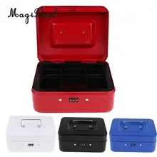 MagiDeal-hucha con cerradura de combinación para seguridad del hogar, caja de dinero pequeña