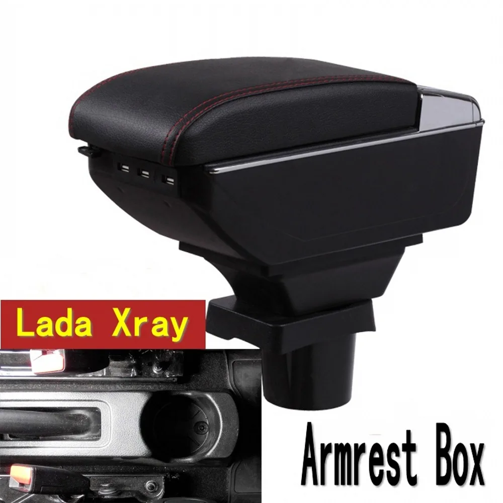 

For Lada Xray armrest box central Store content Storage box Lada armrest box