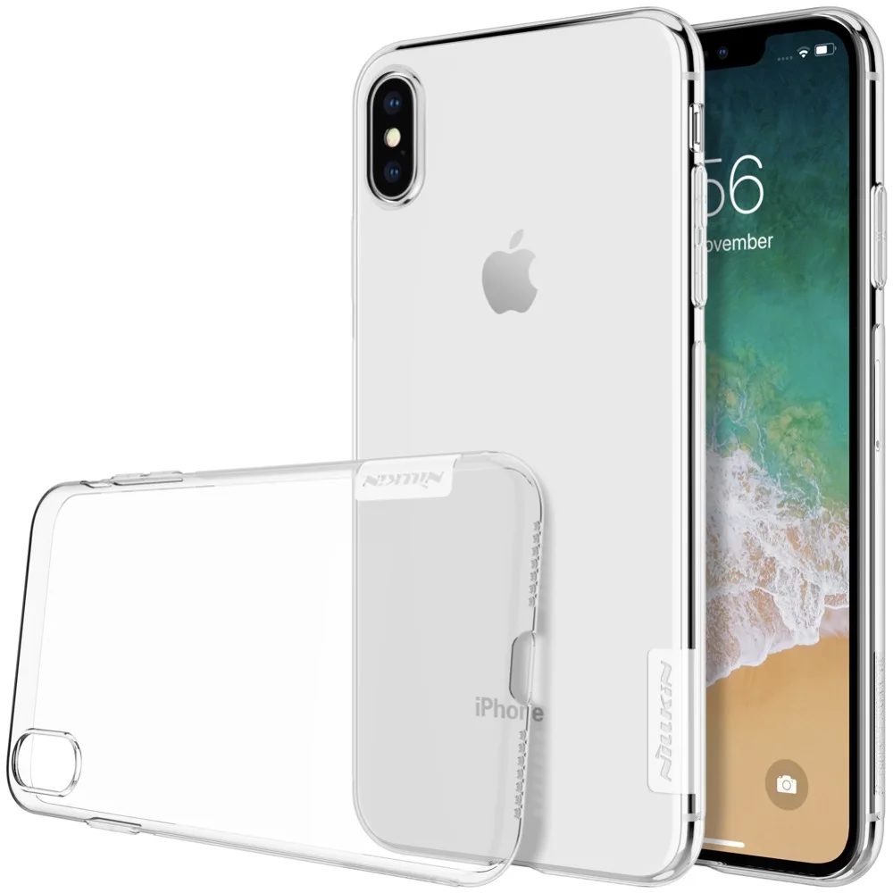 sFor iPhone XR Case Nillkin Nature Series Transparent Clear Soft TPU Case For iPhone Xs Max XR 6 6S 7 8 Plus
