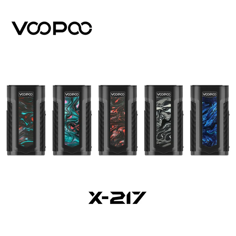 Оригинальный VOOPOO X217 TC Mod Vape 217 W коробка Мод US GENE Chip TFT HD экран электронная сигарета