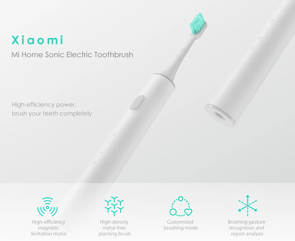 Оригинальный Xiaomi зубная щетка Mijia Smart Sonic электрическая Teethbrush Беспроводная зарядка водостойкая электрическая зубная щетка перезаряжаемая