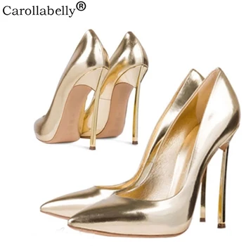 

2020 Spring Autumn High Heels Women Pumps Stiletto Thin Heel Women's Shoes Nude Pointed Toe High Heels Wedding Shoes size 33-43