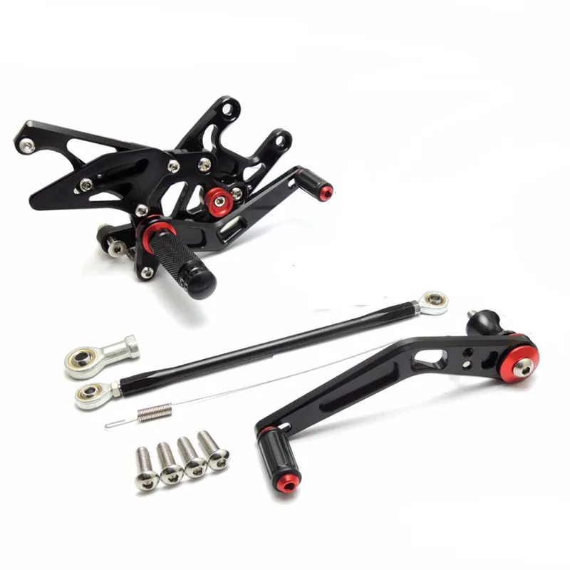 Для Honda CBR1000RR CNC регулируемый задний Набор Rearsets подставка для ног 2008 2009 2010 2011 2012 2013