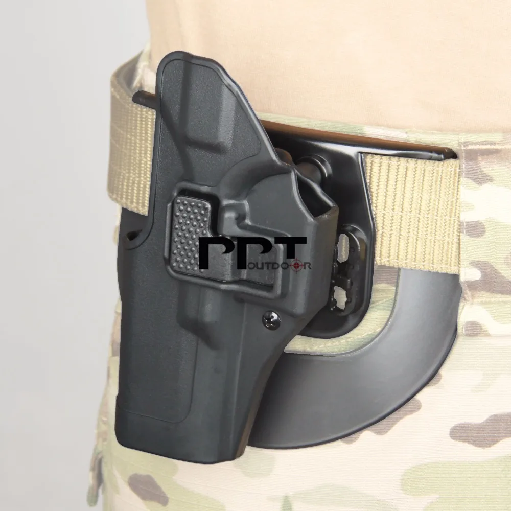 PPT Тактический кобура для пистолета кобура для правой и левой руки черный цвет для охоты PP7-0087