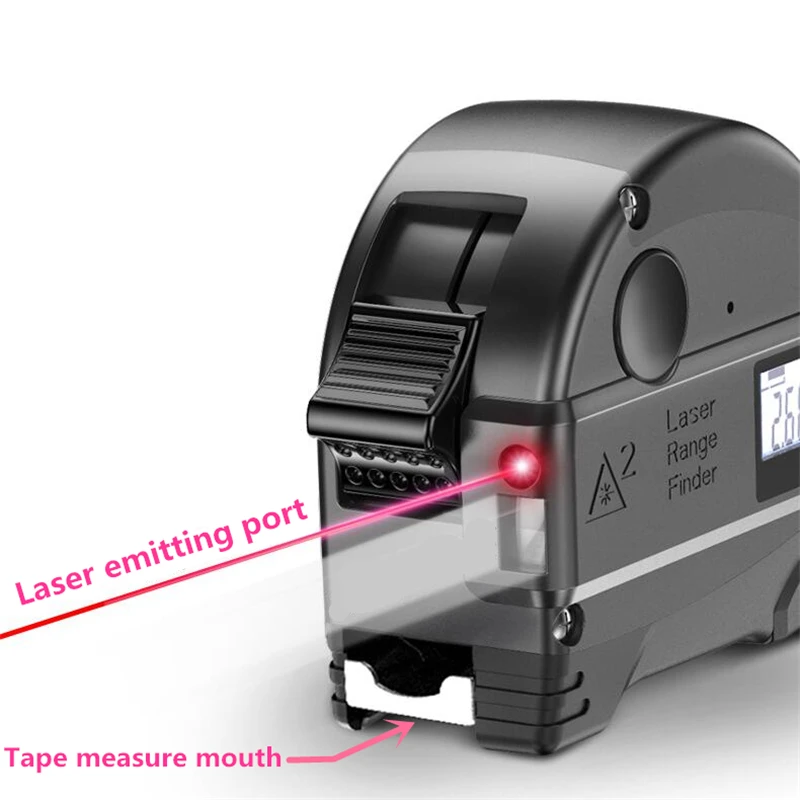 Инфракрасный лазерный дальномер/Высокая Точная лента измерения/измерительный прибор/зарядная лента