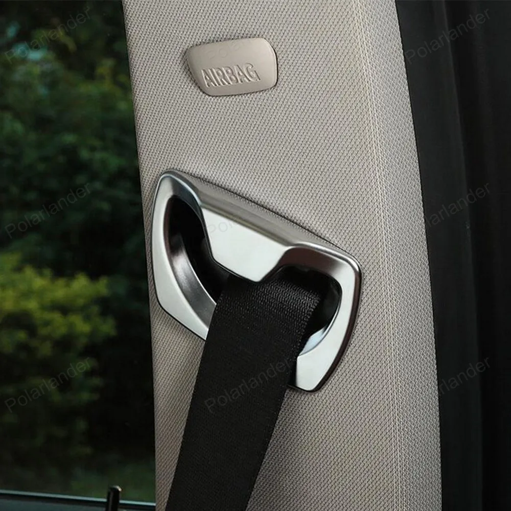 2x font b Car b font font b Interior b font Decorative ABS Chrome B Pillar