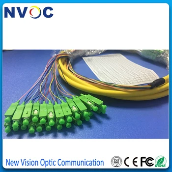 

SM,24core,G652D,50cm from Cable to Connector,Length:4M,PVC Jacket,SC/APC-SC/APC Bundled Patch Cord/Fiber Distribution Pigtail