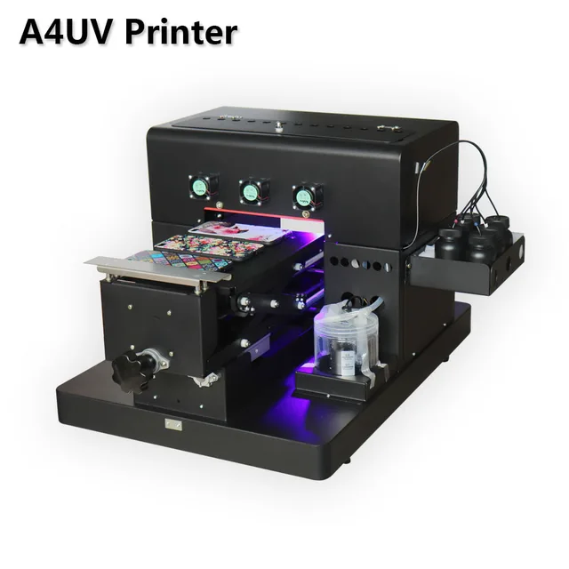 2018 A4 Small size UV Printer LED with emboss effect Golf