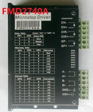 FMD2740A 50VDC /4A / 128 microstep CNC stepper motor driver | Обустройство дома