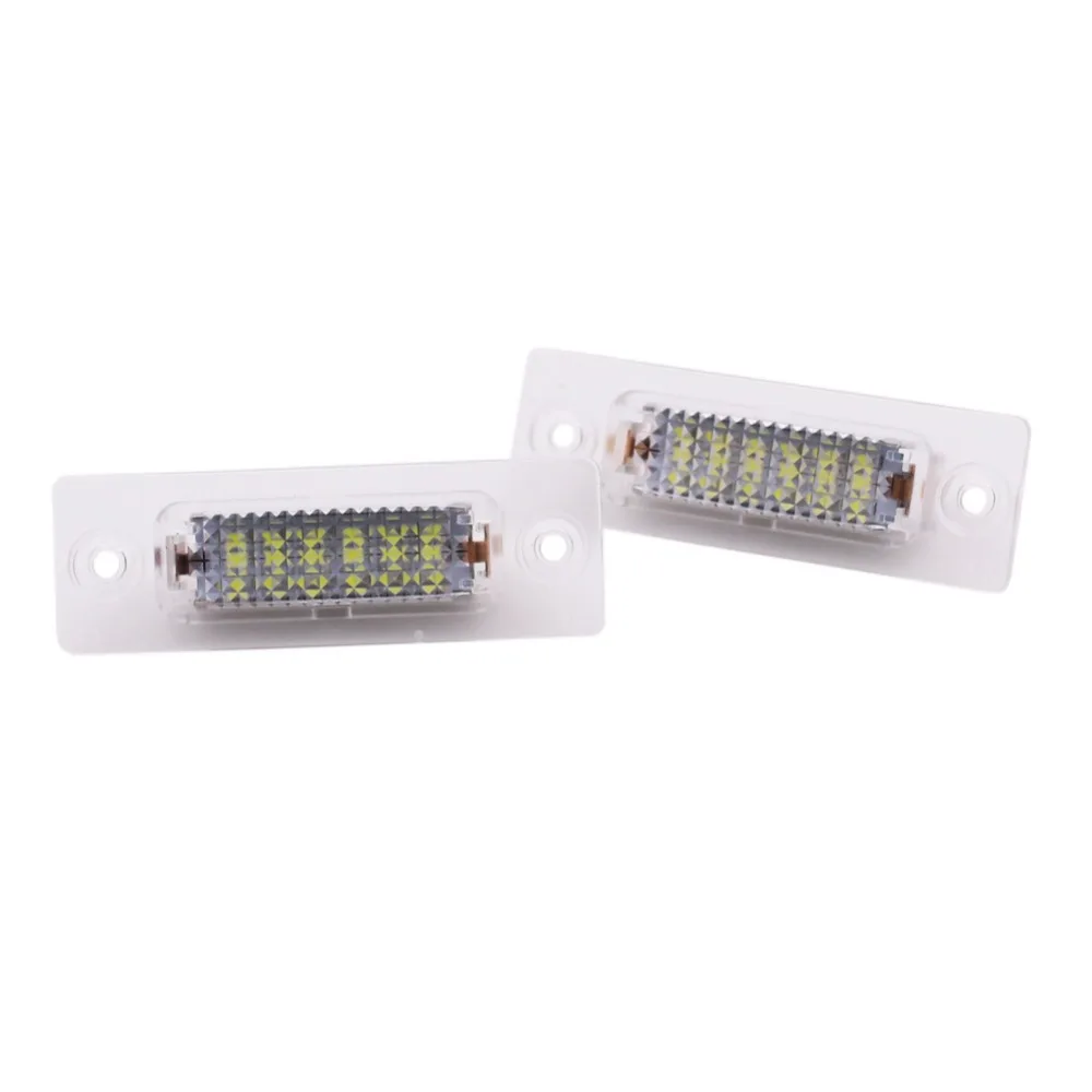 2 шт. 18SMD задний светодиодный номерной знак для VW Touran /Passat B6 5D /Jetta Candy SKODA Superb 1 3U B5|skoda