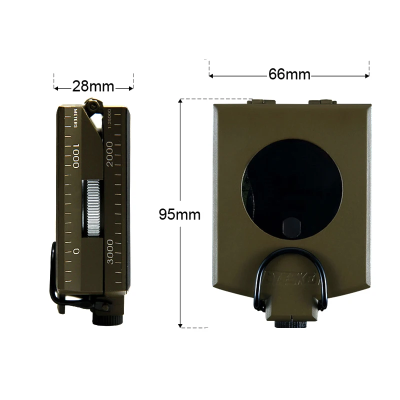Открытый охота многофункциональный Выживание Военный компас для кемпинга Пешие прогулки геологический компас для кемпинга навигационное оборудование