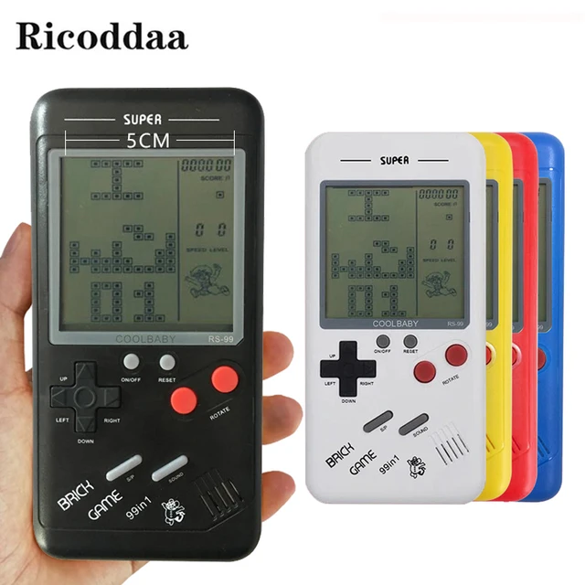 Retro Tetris Handheld Game Player 3.5'' LCD Electronic Game Toys Pocket