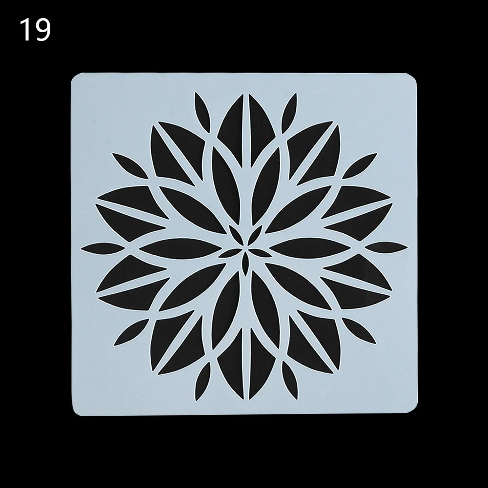 

1PC DIY Layering Stencils For Walls Painting Scrapbooking Stamp Album Decor Embossing Paper Card Template Craft #19