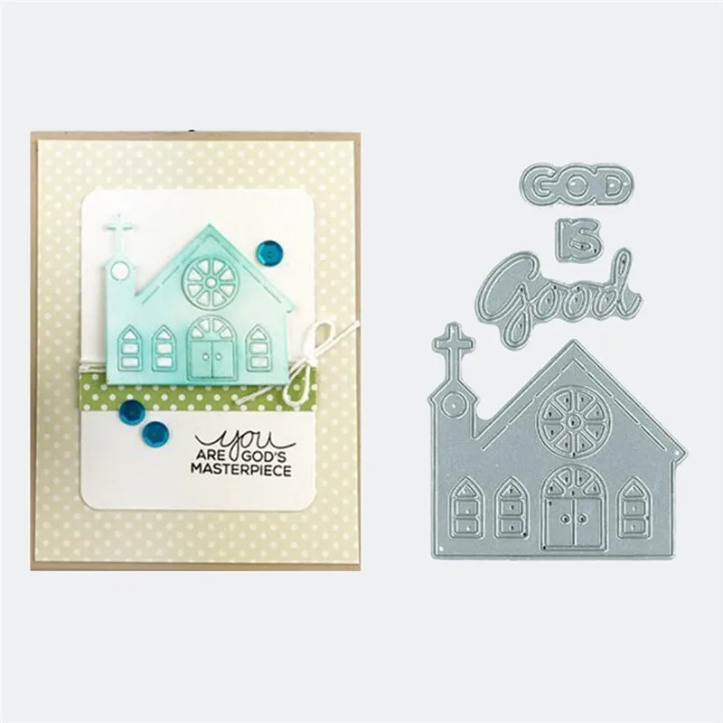 

Naifumodo House of God Crafting Dies Cutting Dies for DIY Scrapbooking Album Card Making Embossing Paper Crafts New Dies 2018