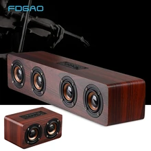 Деревянный беспроводной Bluetooth динамик портативный супер бас домашний кинотеатр Саундбар ТВ динамик сабвуфер Bluetooth Колонка громкий динамик s