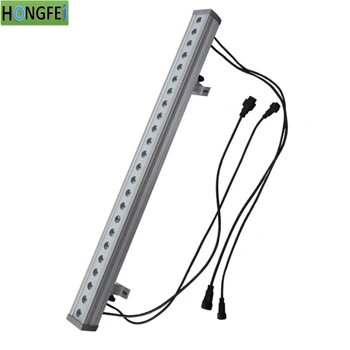 

24x3w led rgb 3in1 waterproof color-changing wall washers IP65 aluminum alloy DMX512 led lights