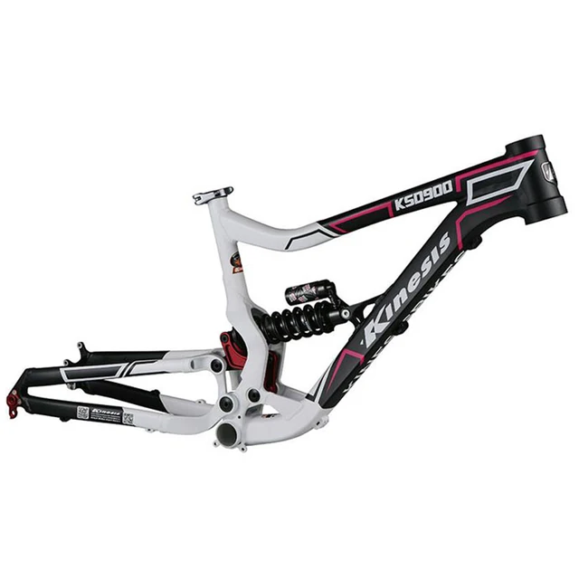 Best price at $943 Cheap Kinesis Bicycle Frame Original Bike Bicycle Downhill DH FR Frame Size st 420mm Aluminum Alloy 8 inches travel
