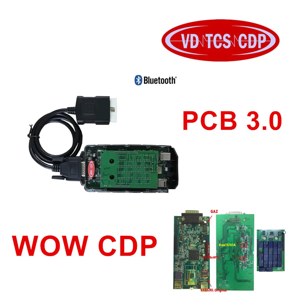 С bluetooth WOW snosnooper V5.008 r2 реальный 9241 чип с супершпионское VD DS150E CDP дистанционным