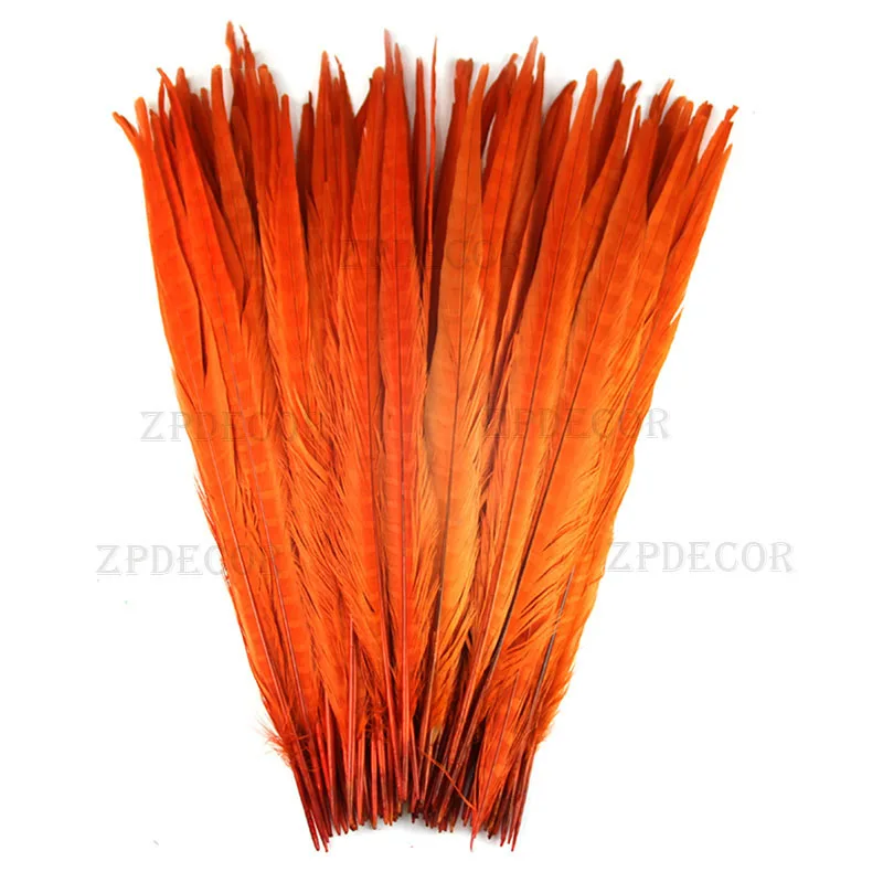Zpdecor 12 цветов хвост фазана перья 40-45 см/16-18 дюймов карнавал DIY украшения сантехники