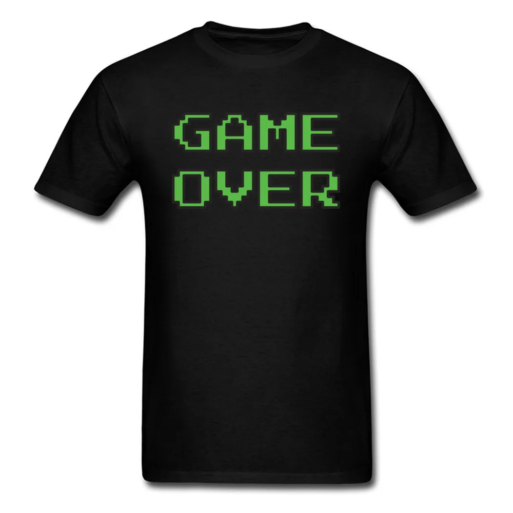 Tops Tees Game Over Labor Day Classic Birthday Short Sleeve All Cotton Round Collar Men T Shirt Birthday Tshirts Game Over black